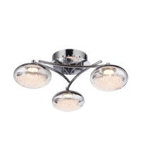 LED Ceiling Light with Semi Flush Fitting - Oria
