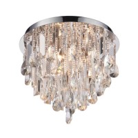 Small Crystal Flush Ceiling Light - Siena Small Crystal Flush Ceiling Light - Siena