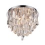Small Crystal Flush Ceiling Light - Siena