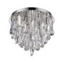 Small Crystal Flush Ceiling Light - Siena