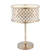 Antique Brass &amp; Crystal Table Lamp - Hudson