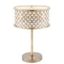 Antique Brass & Crystal Table Lamp - Hudson