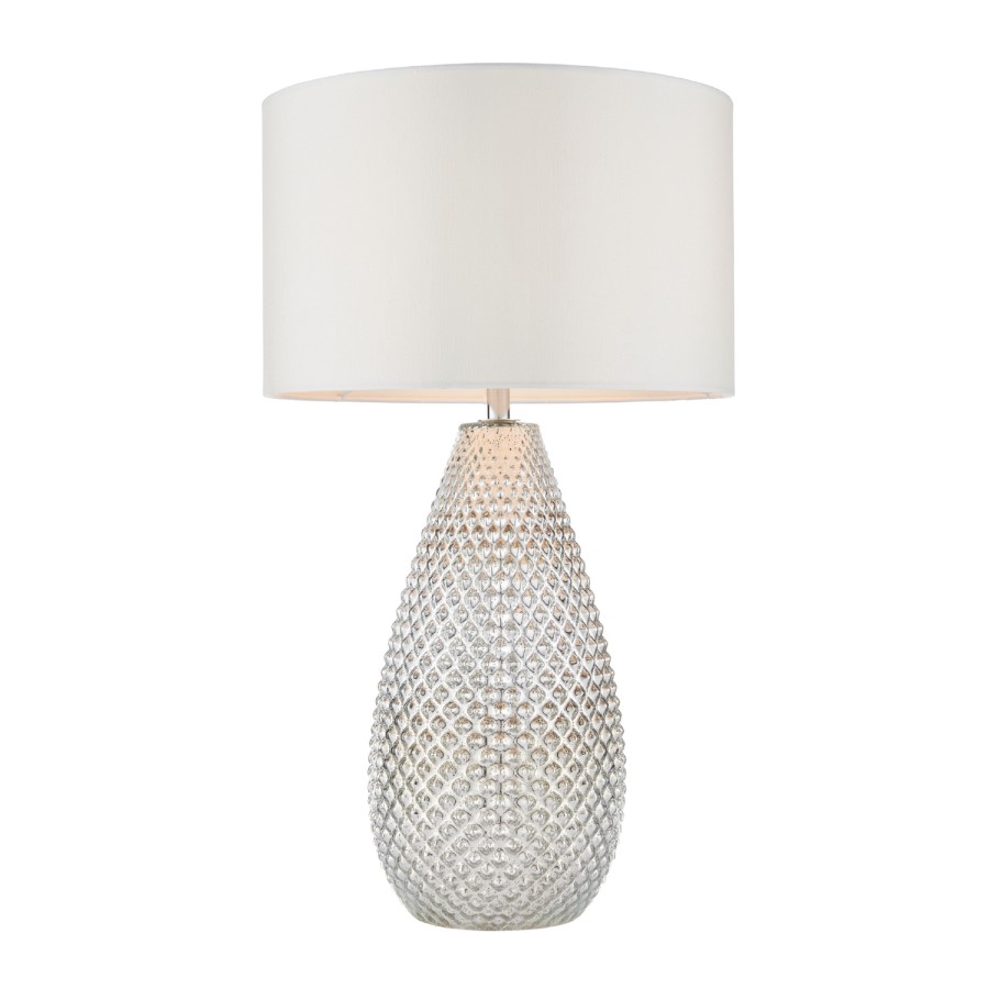 Mercury Glass Table Lamp - Livia