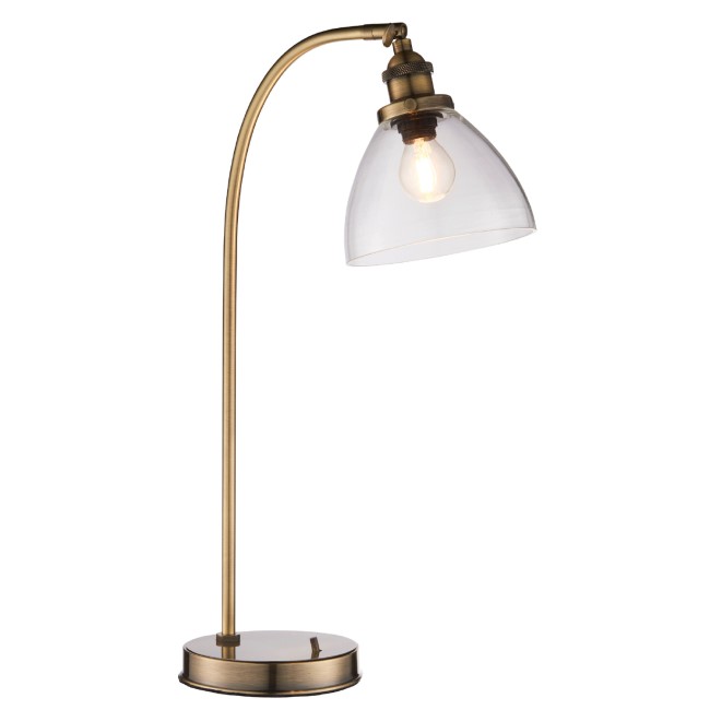 Antique Brass Desk Lamp - Hansen