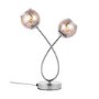 Smoked Glass Touch Table Lamp - Aerith