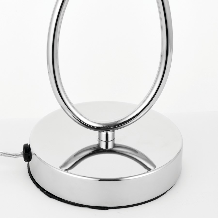 Smoked Glass Touch Table Lamp - Aerith