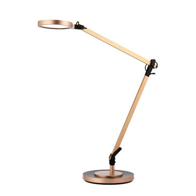 Jak LED Desk Lamp in Matt Gold - Modern Style