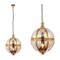 Vienna Ceiling Pendant Light with Brass & Mercury Glass Finish