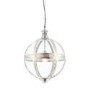 Vienna Ceiling Pendant Light with Nickel Plated Brass & Glass Finish