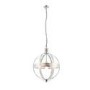 Vienna Ceiling Pendant Light with Nickel Plated Brass & Glass Finish