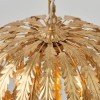 Gold Leaf Pendant Light - Delphine