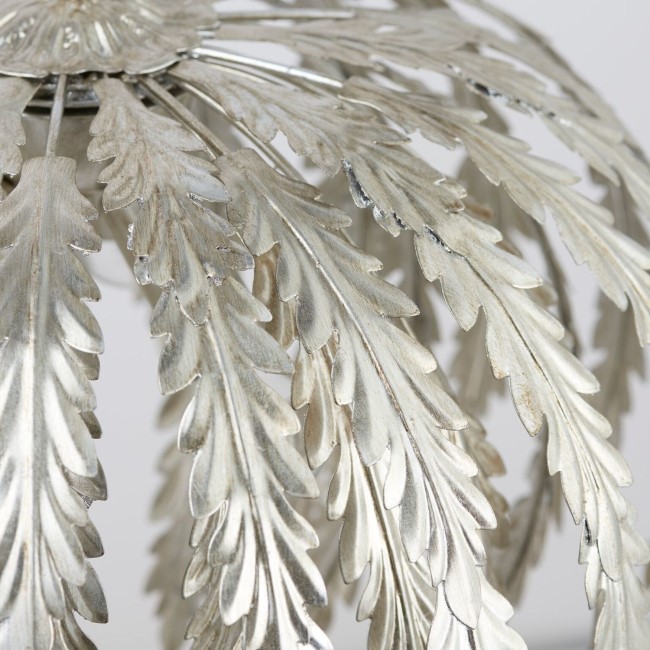 GRADE A1 - Box Opened Delphine Chrome Leaf Pendant Light