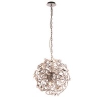 Chrome Pendant with Glass Crystals & 16 Lights - Gabriella