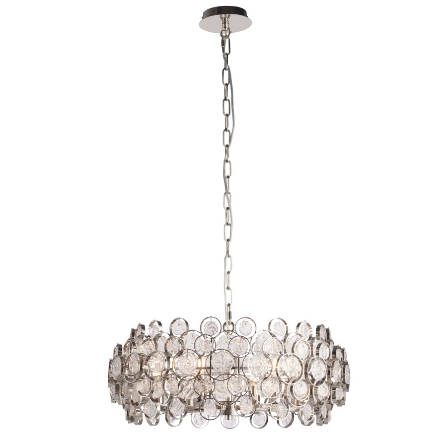 Glass Pendant Light with Medallions - Marella