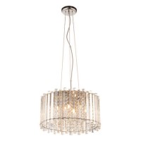 5 Light Drum Crystal Pendant - Hanna