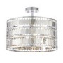 Chrome Flush Ceiling Light - Eldora