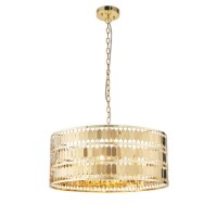 5 Light Gold Maroccan Pendant - Eldora