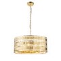 5 Light Gold Maroccan Pendant - Eldora