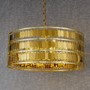 5 Light Gold Maroccan Pendant - Eldora