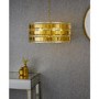 5 Light Gold Maroccan Pendant - Eldora