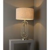 Modern Antique Silver Table Lamp - Meera