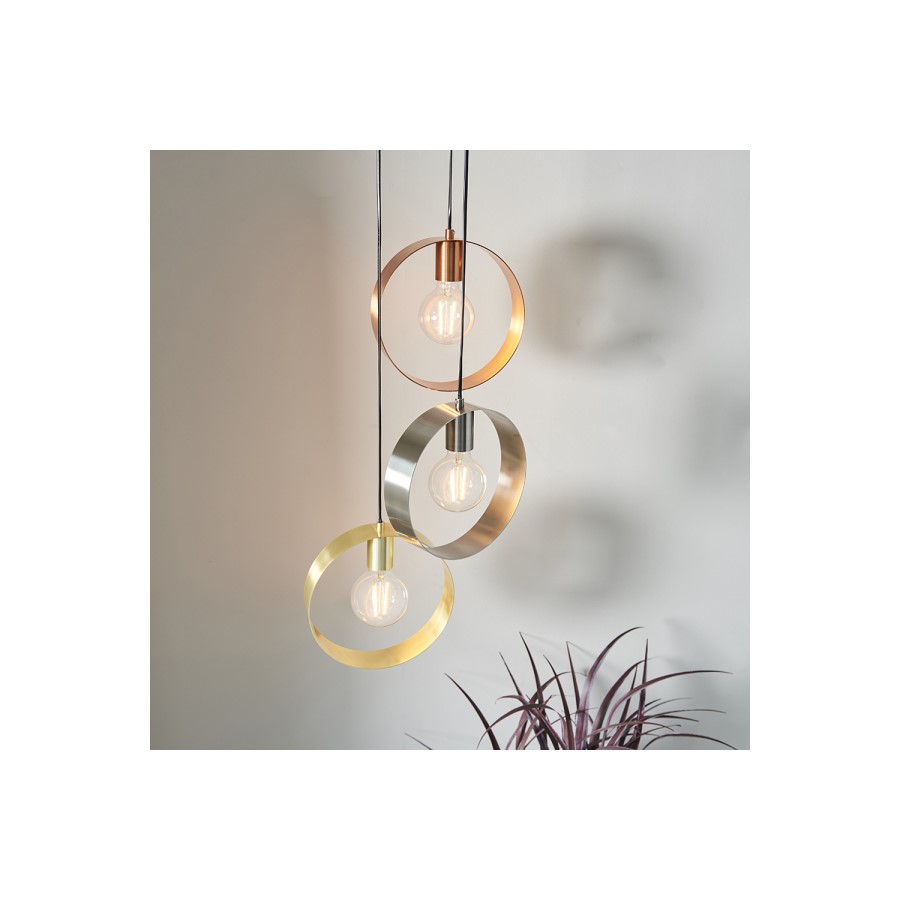 Hoop 3 Light Cluster Pendant