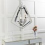 3 Light Geometric Chrome Pendant - Riona