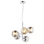 5 Light Chrome Sputnik Lighting - Elan