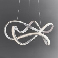White Twisted LED Pendant Light - Synergy