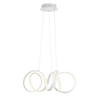 Small Curl White LED Pendant Light - Synergy