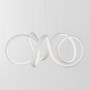Small Curl White LED Pendant Light - Synergy