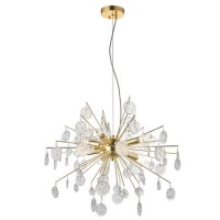 9 Light Gold Sputnik Pendant - Calla