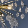 9 Light Gold Sputnik Pendant - Calla