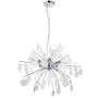 Calla Chrome and Glass 8 Light Pendant