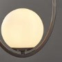 Edon Bronze and Opal Glass Pendant