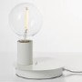 Modern White USB Table Lamp - Joshua