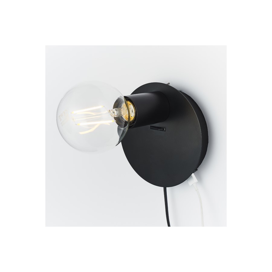 Modern Black USB Table Lamp - Joshua