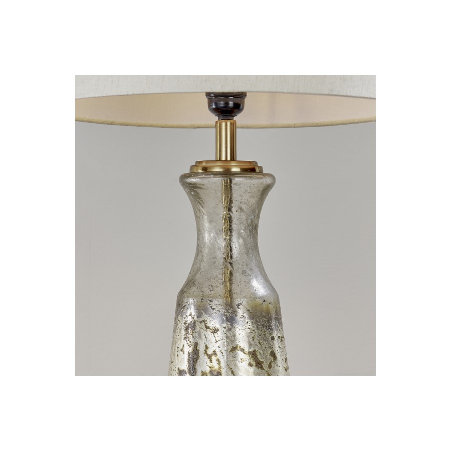 Vintage Foil Table Lamp - Samuel