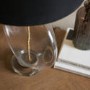 Gideon Black and Brass Table Lamp