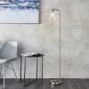 Chrome and Glass Floor Lamp - Toledo