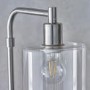Chrome and Glass Floor Lamp - Toledo