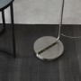 Chrome and Glass Floor Lamp - Toledo