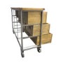 Signature North Aiden Loft 9 Drawer Vintage Industrial Chest on Wheels