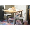 2 Seater Industrial Dining Set with 2 chairs included