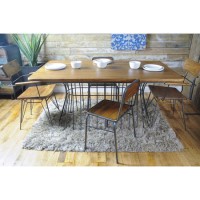 Birdcage Rectangular  Dining Set Mixed Retro Chairs included