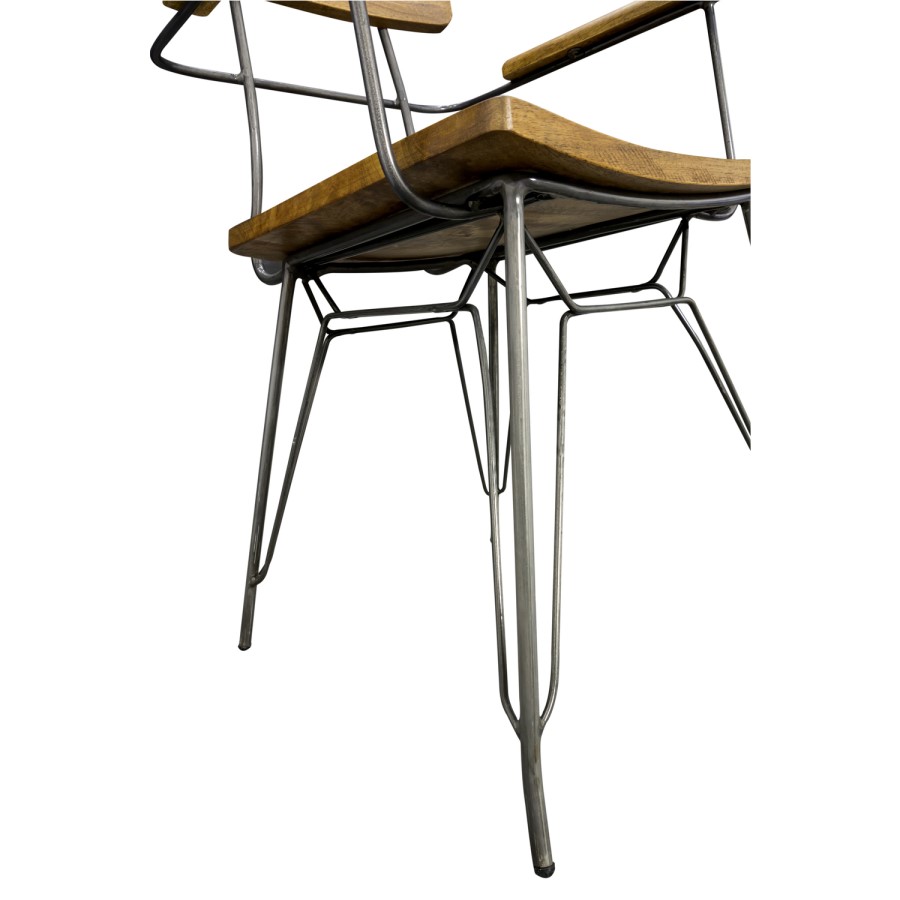 Birdcage Rectangular  Dining Set Mixed Retro Chairs included
