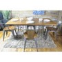 Signature North Solid Wood Industrial Rectangular Dining Table