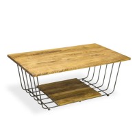 Industrial Aiden Loft Rectangular Storage Coffee Table