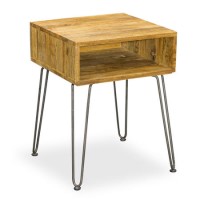Aiden Loft Hairpin Leg Side Table
