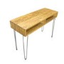 Signature North Aiden Loft Solid Wood Industrial Retro Console Table